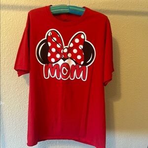 Disney Red Minnie Mouse Short Sleeve Tee